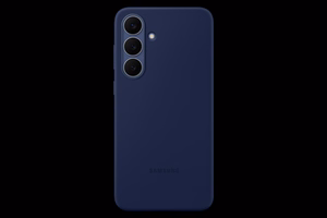 PS731CN silikoninis dėklas Samsung Galaxy S25 FE, tamsiai mėlynas