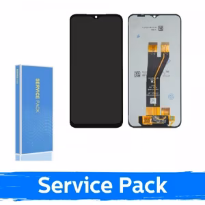Ekranas skirtas Samsung A146P A14 5G juodas (Service Pack / Aftermarket)(NF version)