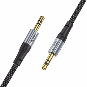 AUX laidas Jack 3,5 mm į Jack 3,5 mm Hoco 1 m UPA26 juodas