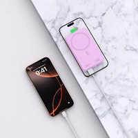 Tech-Protect PB12 LifeMag MagSafe 20000mAh Išorinė baterija (f) - violetinė