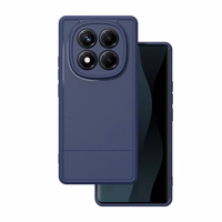 Simple Carbon dėklas telefonui Xiaomi Redmi Note 14 Pro 5G (Global) / Note 14 Pro Plus 5G (Global) mėlynas
