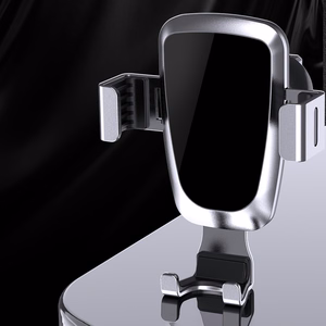 Gravity išmaniojo telefono automobilinis laikiklis ventiliacijos angai, sidabrinis (YC08)