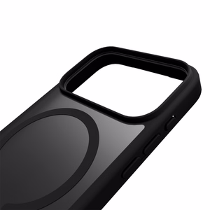 Puro Gradient TPU dėklas suderinamas su MagSafe iPhone 17 Pro - juodas