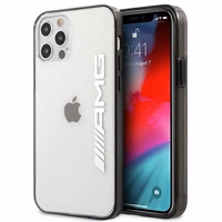 AMG Metalinis dažytas iPhone 12 Pro Max dėklas - skaidrus