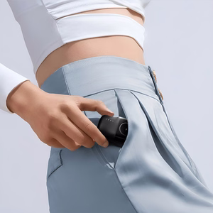 Wozinsky WF16-YLS 5000mAh 15W Lightning mini išorinė baterija su įmontuotu USB-C kabeliu ir Apple Watch įkrovikliu - juoda