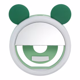 LED žiedinė lempa selfie telefonui RK12 žalia