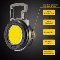 Mini žibintuvėlis LED raktų pakabukas YT877 Type C