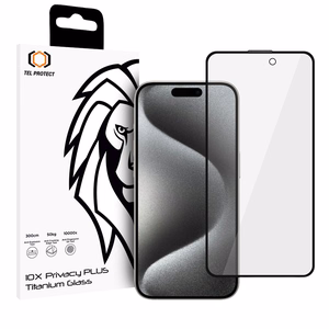 Tel Protect 10X Privacy Titanium grūdintas privatumo apsauginis stiklas Apple iPhone 16 Pro / iPhone 17