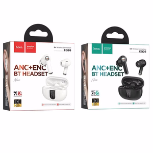 HOCO belaidės ausinės bluetooth TWS ANC ENC EQ26 baltos