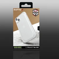 Raptic X-Doria Slim dėklas telefonui iPhone 14 galinis dangtelis skaidrus