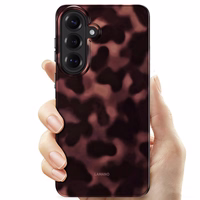 Tech-Protect Lamano MagSafe Dėklas for Samsung Galaxy S26 - rudas and juodas