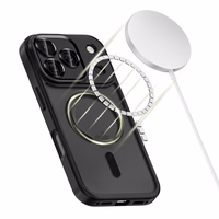 Tech-Protect MagCam MagSafe dėklas telefonui iPhone 17 Pro - matinė juoda