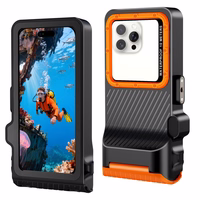 Tech-Protect IPX8 Pro Waterproof Phone Dėklas - oranžinis and juodas