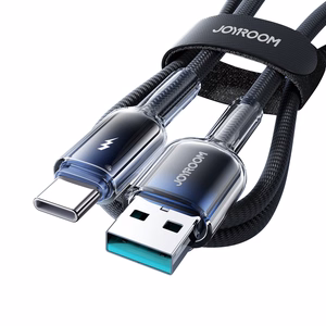 Joyroom USB-A - USB-C kabelis S-A42 3A 1.2m juodas