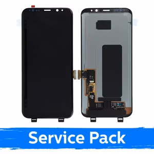 Ekranas skirtas Samsung G955 S8 Plus juodas (Service Pack) (NF version)