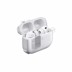 "AmazingThing Titan Pro Mag" dėklas "AirPods Pro 3" - Skaidrus, skirtas "AirPods Pro 3" - Baltas