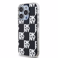 DKNY IML languotas mono raštas dėklas telefonui iPhone 15 Pro Max - juodas