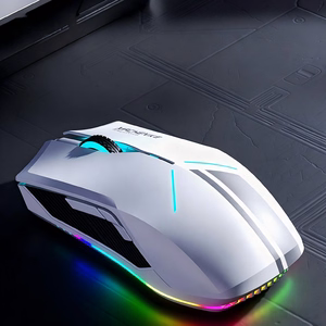 Machenike M721 Wireless Gaming Mouse 10000 DPI with RGB Backlight - White