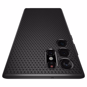 Spigen Liquid Air dėklas telefonui Samsung Galaxy S22 Ultra - Matinis juodas