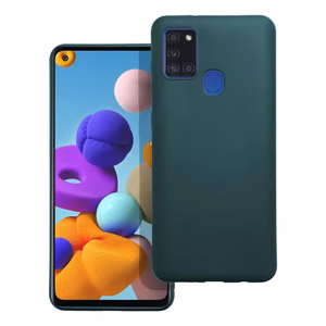 Case for Samsung A21S Matt dark green