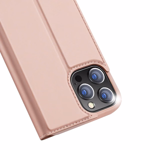 Dux Ducis Skin Pro чехол-книжка для iPhone 13 Pro Max розовый