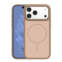 Frame Thin Mag case for iPhone 17 Pro Max 6,9" brown