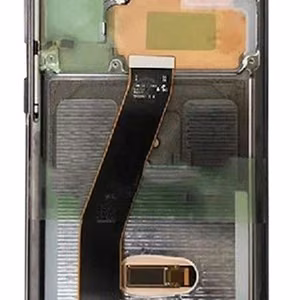 LCD ekranas Samsung G981F/G980F S20 su jutikliniu ekranu ir rėmu Cosmic Grey originalus (naudotas Grade C)