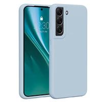 Etteri silikoninis dėklas telefonui Samsung Galaxy S22 šviesiai mėlynas