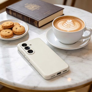 Tech-Protect Silikoninis MagSafe Dėklas for Samsung Galaxy S26 - smėlinis