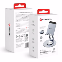 Forcell F-GRIP Fold Stand 3 360 stalo laikiklis - pilkas