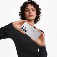 Rock Crystal Armor Series Magnetic Dėklas for Samsung Galaxy S26 juodas