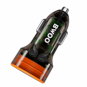 BWOO PD automobilinis įkroviklis 1x USB-C - USB-A prievadas 38W skaidrus