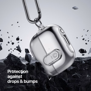 DUX DUCIS SECI – apsauginis dėklas Samsung Galaxy Buds 3 / Buds 3 Pro ausinėms, skaidrus