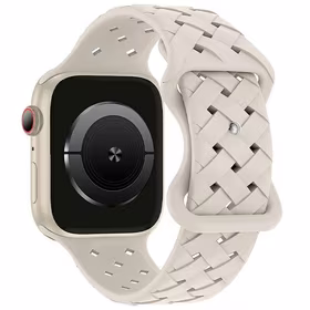 Beline Dirželis Apple Watch Silicone Woven 42/44/45/49mm smėlio