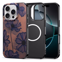 Tech-Protect Lamano MagSafe dėklas iPhone 16 Pro Max rudai violetinis