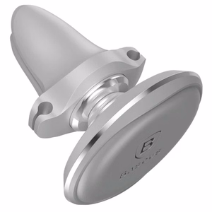 Automobilinis laikiklis Baseus Magnetic Air Vent sidabrinis (magnetinis / oro grotelės)