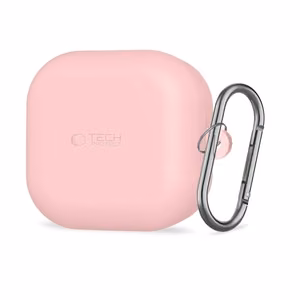 Tech-Protect Silikoninis Hook Dėklas for Samsung Galaxy Buds 4 / 4 Pro - rožinis