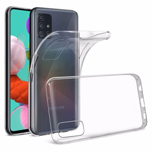 Permatomas dėklas 2 mm dėžutė Samsung A51