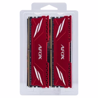 AFOX GAMING DDR4 2X16GB 3200MHZ CL16 RANK1 XMP2 raudonas