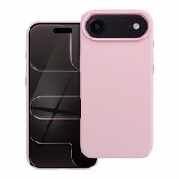 Dėklas telefonui IPHONE 17 Air Forcell F-Protect Frame Premium suderinamas su Magsafe rožinis