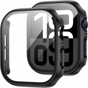 Tech-Protect Defense360 grūdinto stiklo dėklas Apple Watch 10 (46mm) - juodas