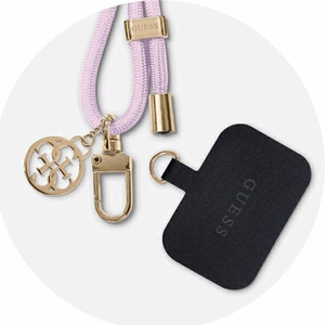 Guess GUOUCNMG4EU Universal CBDY Cord dirželis alyvinė/lila Nylon 4G Metal Charm