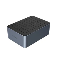 "Orico 6646C3-C" 4 diskų prijungimo stotelė su neprisijungusio klonavimo funkcija 2,5"/3,5" SATA HDD/SSD - pilka