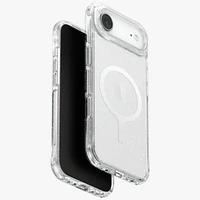 Uniq LifePro Xtreme Magnetinis įkrovimo dėklas telefonui iPhone 17 Air - Permatomas su blizgučiais