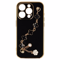 Dėklas telefonui iPhone 13 Pro (dizainas 3) (m) - juodas