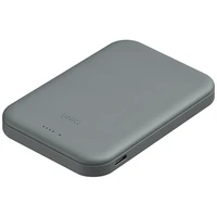 Uniq Lyden Lexa Magnetic 5000mAh PD USB-C MagSafe Power Bank - Gray