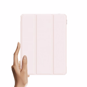 Dux Ducis Toby Armored Flip Smart Case для iPad Air 2020/2022 с держателем Apple Pencil Holder Pink