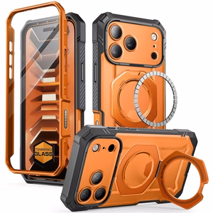 Supcase Grip Pro Mag MagSafe dėklas iPhone 18 Pro / 17 Pro – oranžinis