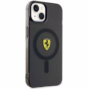 Ferrari FEHMP14MURKK iPhone 14 Plus 6.7" juodas/juodas kietas dėklas Translucent Magnetinis