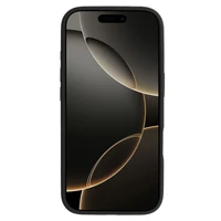 Magnetinis plonas silikoninis dėklas telefonui Iphone 16 Pro juodas